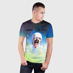 Мужская футболка 3D Slim Blackout - Scorpions - фото 2