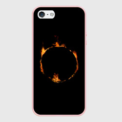 Чехол для iPhone 5/5S матовый Знак тьмы из Dark Souls