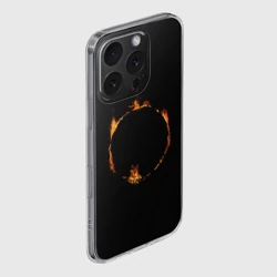Чехол для iPhone 16 Pro Max силиконовый с защитой камеры Знак тьмы из Dark Souls - фото 2