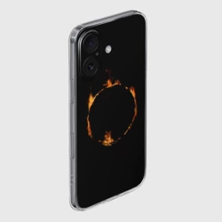 Чехол для iPhone 16 силиконовый с защитой камеры Знак тьмы из Dark Souls - фото 2