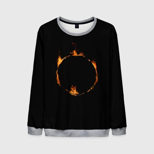 Мужской свитшот 3D Знак тьмы из Dark Souls