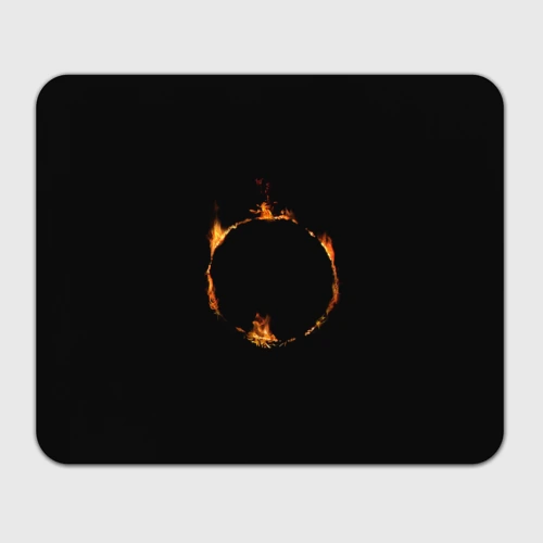 Прямоугольный коврик для мышки Знак тьмы из Dark Souls