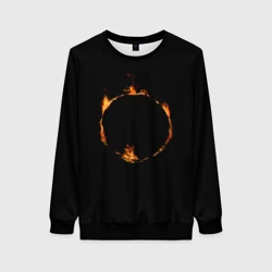 Женский свитшот 3D Знак тьмы из Dark Souls