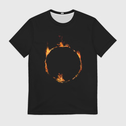 Мужская футболка 3D Знак тьмы из Dark Souls