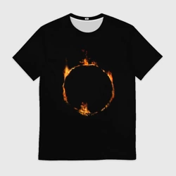 Мужская футболка 3D Знак тьмы из Dark Souls