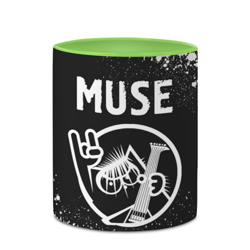 Кружка с полной запечаткой с принтом Muse + КОТ + Брызги, фото #4