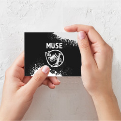 Поздравительная открытка Muse + кот + Брызги - фото 2