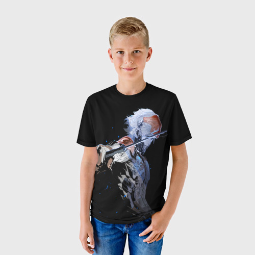 Детская футболка 3D Metal gear Rising Райден с мечом, цвет 3D печать - фото 3