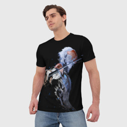 Мужская футболка 3D Metal gear Rising Райден с мечом - фото 2