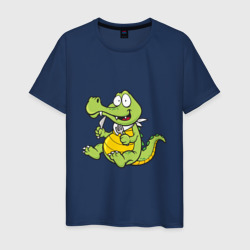Мужская футболка хлопок Hungry Crocodile