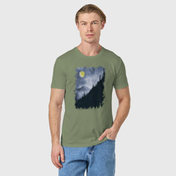 Мужская футболка хлопок Медведи на склоне - фото 2