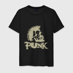 Мужская футболка хлопок Punk Skull