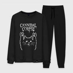 Мужской костюм хлопок Cannibal Corpse Рок кот