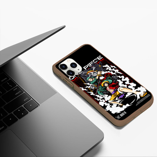 Чехол для iPhone 11 Pro Max матовый с принтом МУГИВАРА ЛУФФИ И ЗОРО / Ван Пис, фото #5