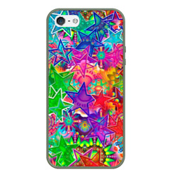 Чехол для iPhone 5/5S матовый Color starfall