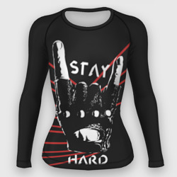 Женский рашгард 3D Stay hard