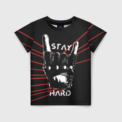 Детская футболка 3D Stay hard