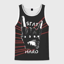Мужская майка 3D Stay hard