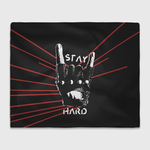 Плед 3D Stay hard