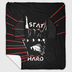 Плед с рукавами Stay hard