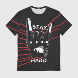 Мужская футболка 3D Stay hard