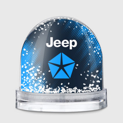 Игрушка Снежный шар Jeep + Абстракция