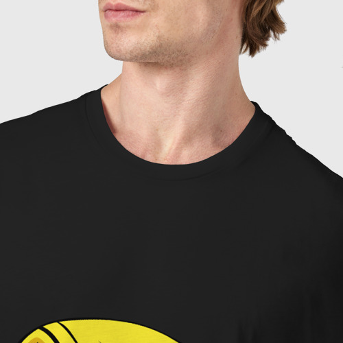 Мужская футболка хлопок Трамп - Маска, цвет черный - фото 6