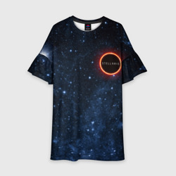 Детское платье 3D Stellaris Black Hole Logo
