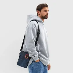 Сумка через плечо 3D Stellaris Black Hole Logo - фото 2