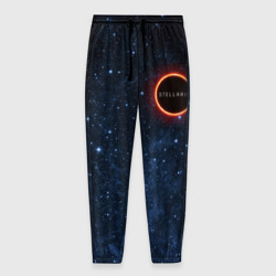 Мужские брюки 3D Stellaris Black Hole Logo