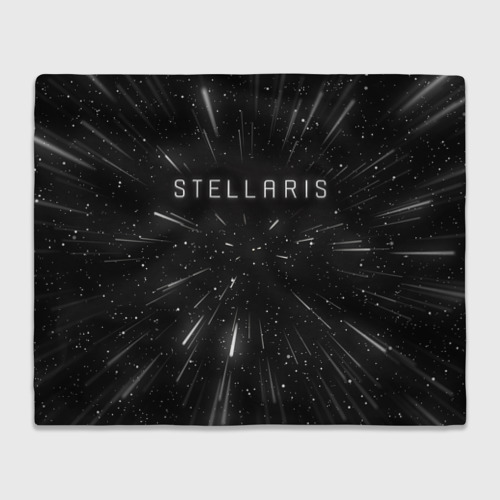 Плед 3D Stellaris warp, цвет 3D (велсофт)