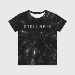Детская футболка 3D Stellaris warp