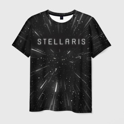 Мужская футболка 3D Stellaris warp