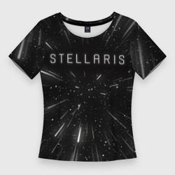 Женская футболка 3D Slim Stellaris warp