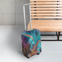 Чехол для чемодана 3D Floral composition Цветочная композиция - фото 2