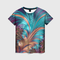 Женская футболка 3D Floral composition Цветочная композиция