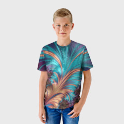 Детская футболка 3D Floral composition Цветочная композиция - фото 2