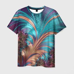 Мужская футболка 3D Floral composition Цветочная композиция