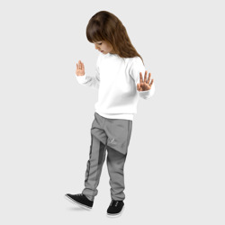 Детские брюки 3D Lexus - серая абстракция - фото 2