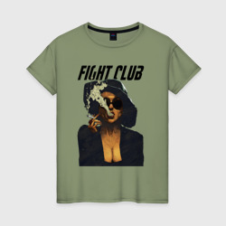 Женская футболка хлопок Fight Club - Marla Singer