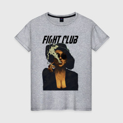 Женская футболка хлопок Fight Club - Marla Singer