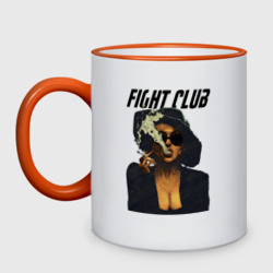 Кружка двухцветная Fight Club - Marla Singer