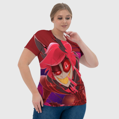 Женская футболка 3D Воронка радио демона, цвет 3D печать - фото 6