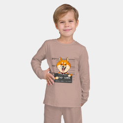 Детская пижама с лонгсливом хлопок Злая сиба двусторонняя - фото 2