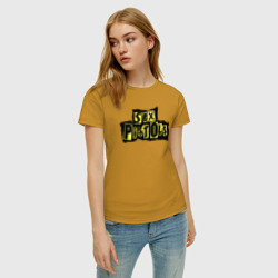 Женская футболка хлопок Sex Pistols лого - фото 2