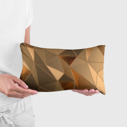 Подушка 3D антистресс Золотые 3D треугольники - фото 2