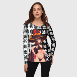 Женский лонгслив 3D Мегумин коносуба секси Богиня благословляет этот прекрасный мир - фото 2