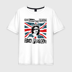 Мужская футболка хлопок Oversize Sex Pistols - God Save The Queen