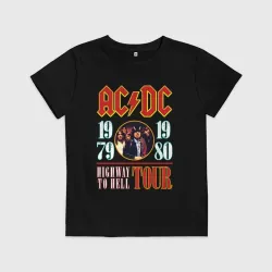 Детская футболка хлопок AC/DC Highway to hell toUR