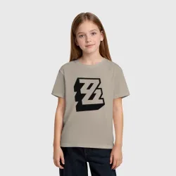 Детская футболка хлопок Zenless Zone Zero арт logo - фото 2